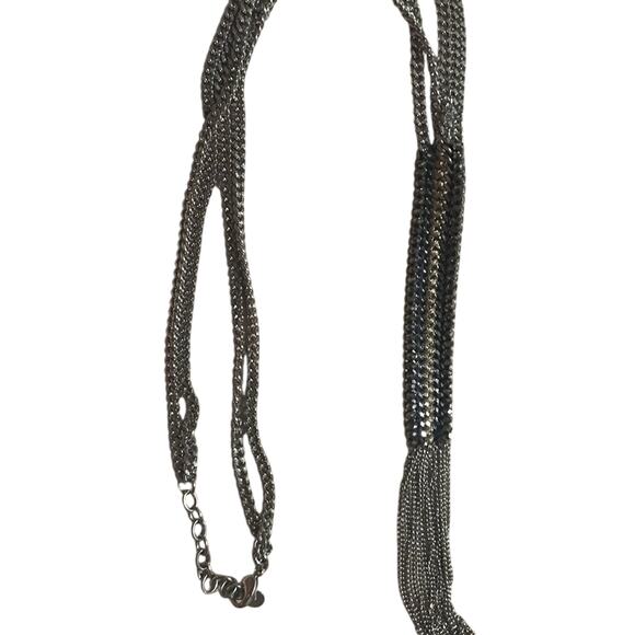 Stella & Dot Silvertone Long Lariat Necklace classic
Boho women’s sparkle office - Picture 1 of 8